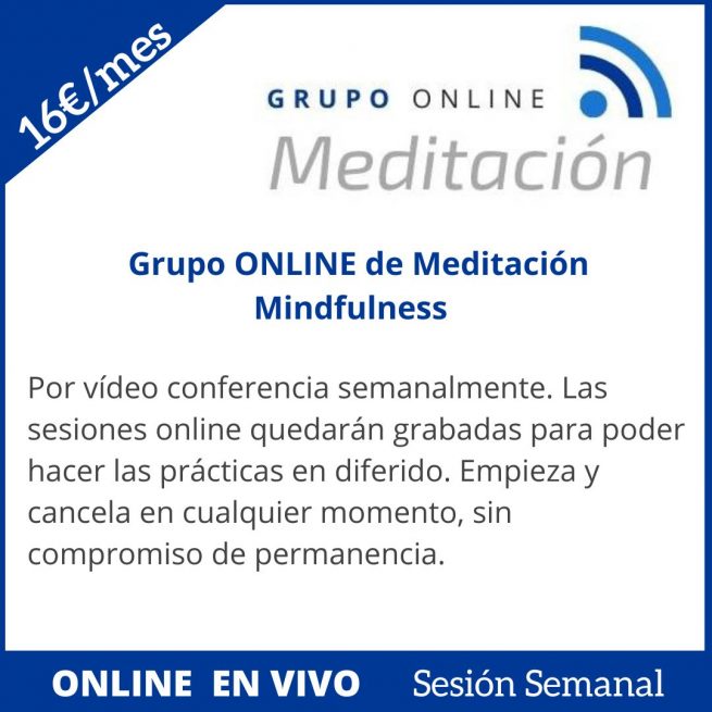 Grupo online de meditación mindfulness